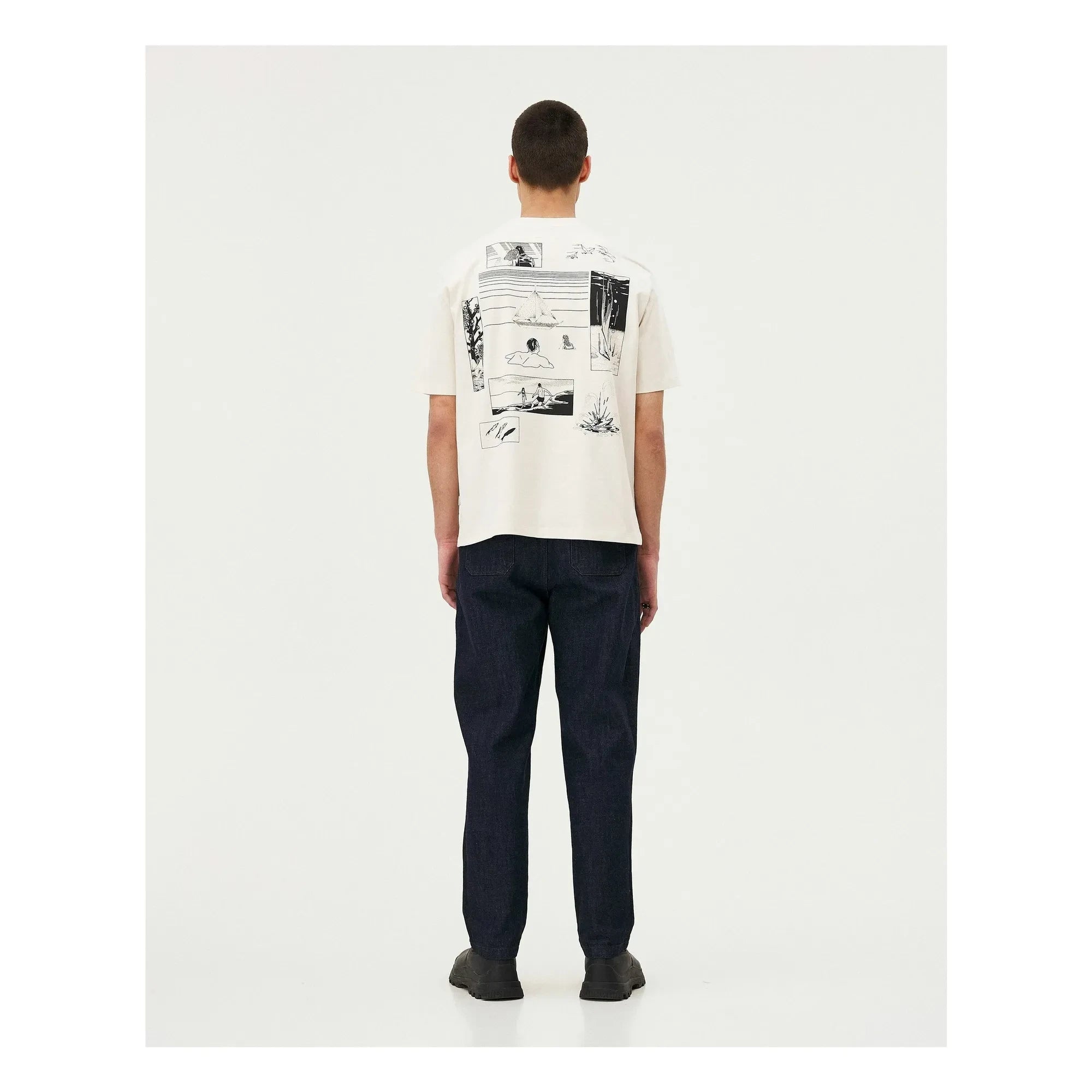 Noyoco - York Merceron T-Shirt Bio-Baumwolle | Off-White