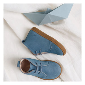Lazare - Raoul Wildleder-Sneaker zum Schnüren | Jeansblau