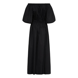 Matteau - Voluminöses Trägerkleid | Schwarz