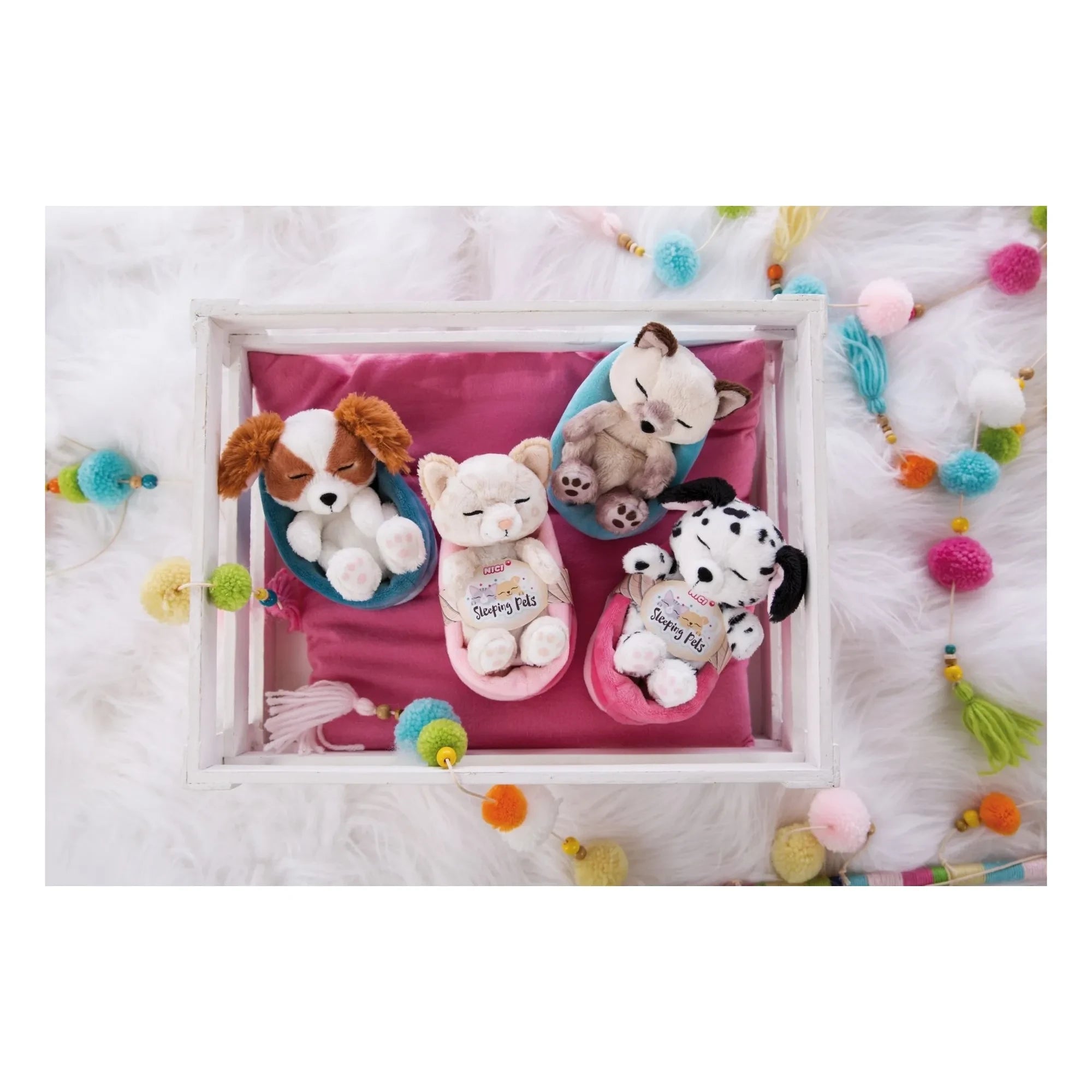 Nici - Dalmatiner Plüsch - Sleeping Pets | Weiß