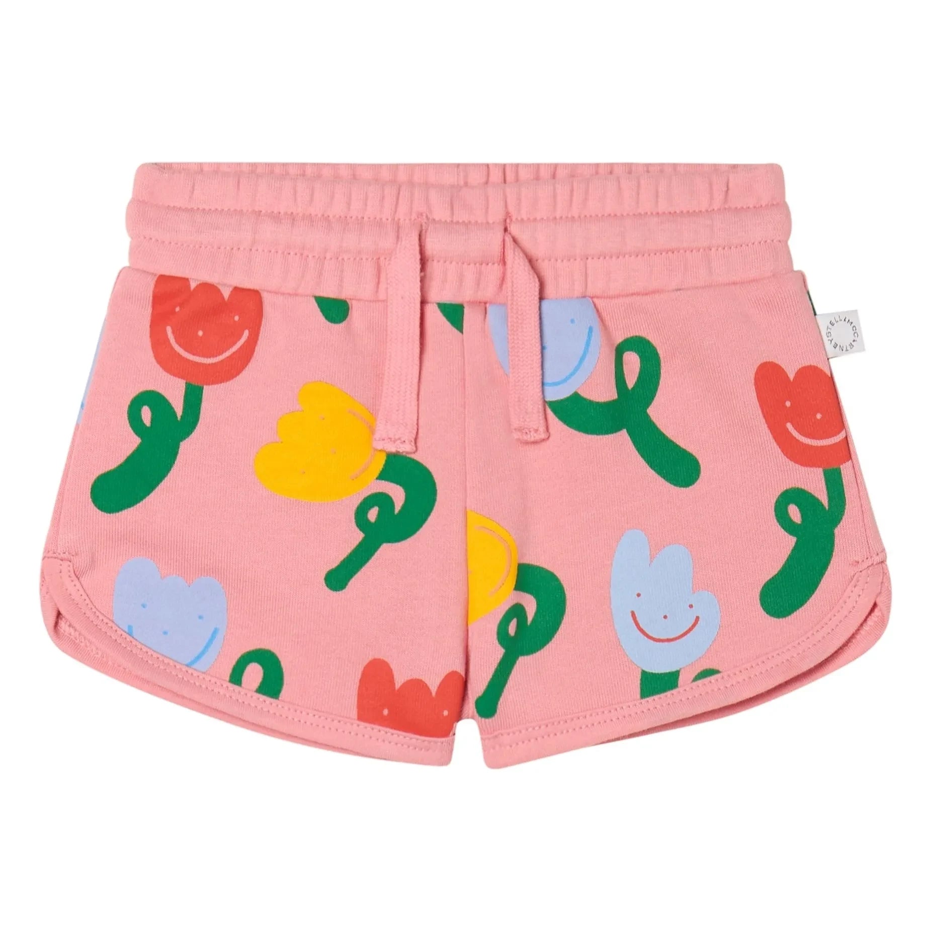 Stella McCartney Kids - Short Fleurs | Rosa