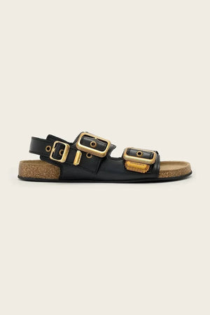 AllSaints Düz Tabanlı Kadın Deri Sandalet Staffa Sandal