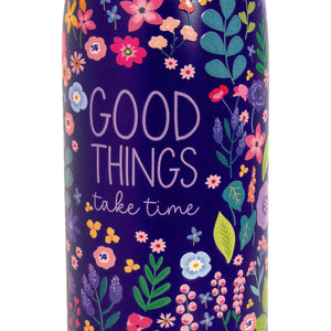 Legami - 800 ml Vakuum-Thermos - Blumen - Heiß & Kalt