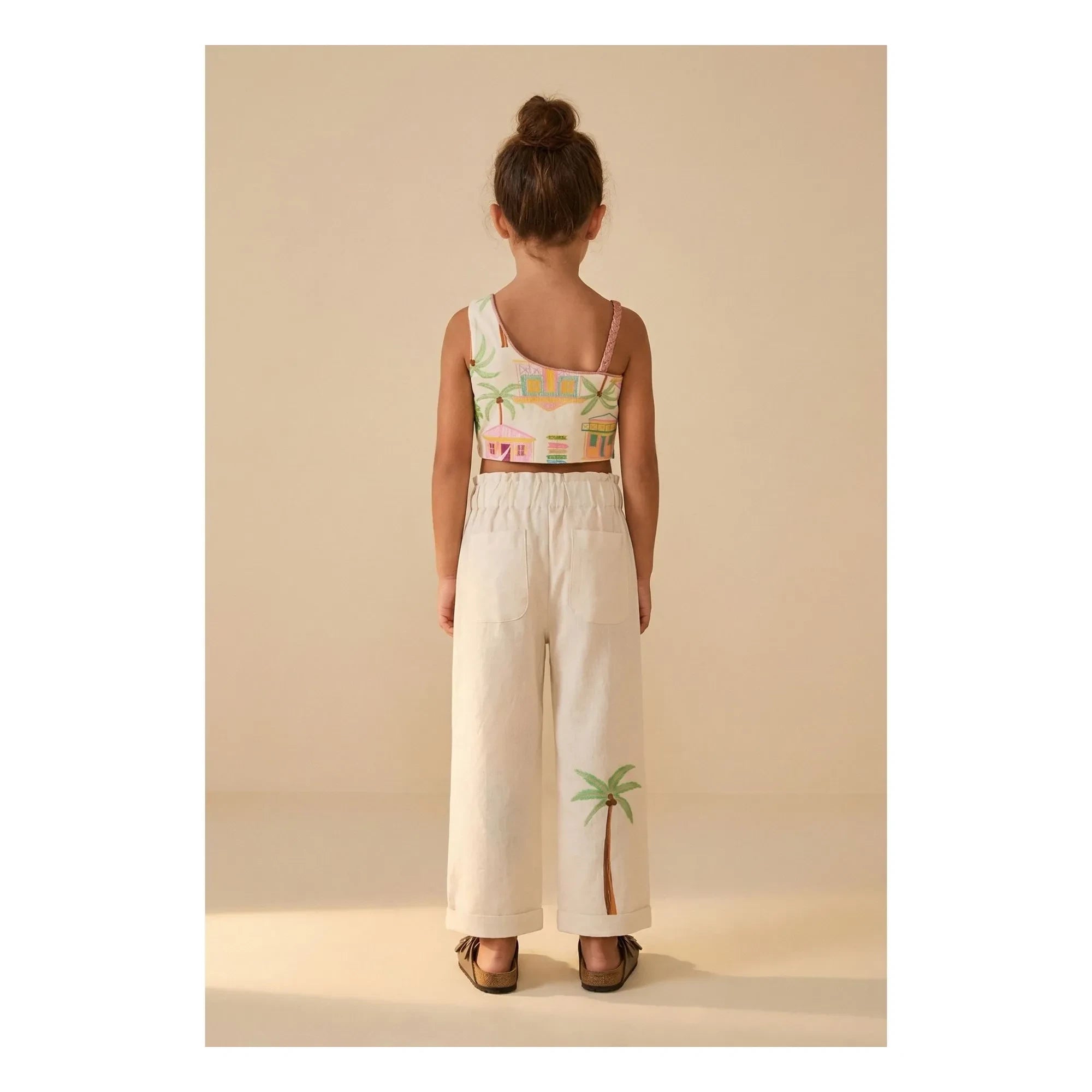 Pepita & Me - Marea Island Asymmetrischer Badeanzug | Ecru