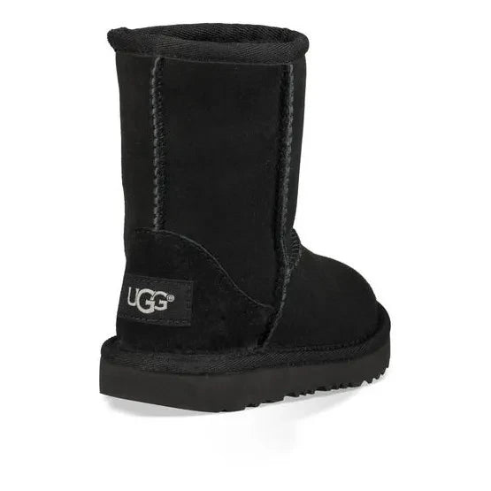 UGG - Classic II Lammfellgefütterte Wildlederstiefel | Schwarz