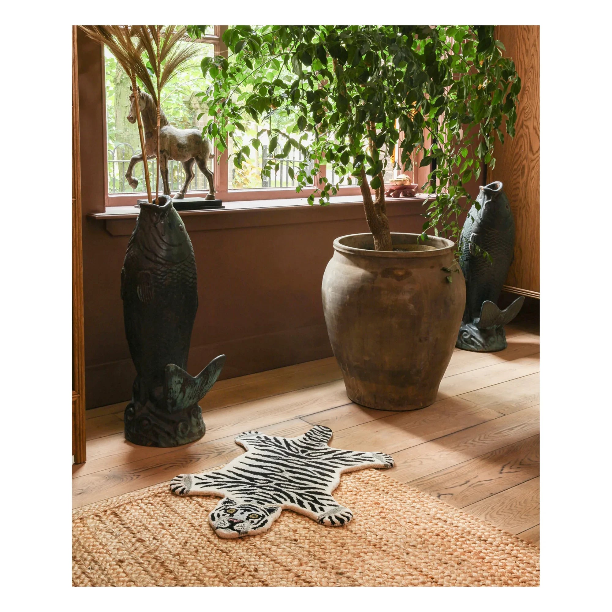 Doing Goods - Tiger Teppich | Ecru