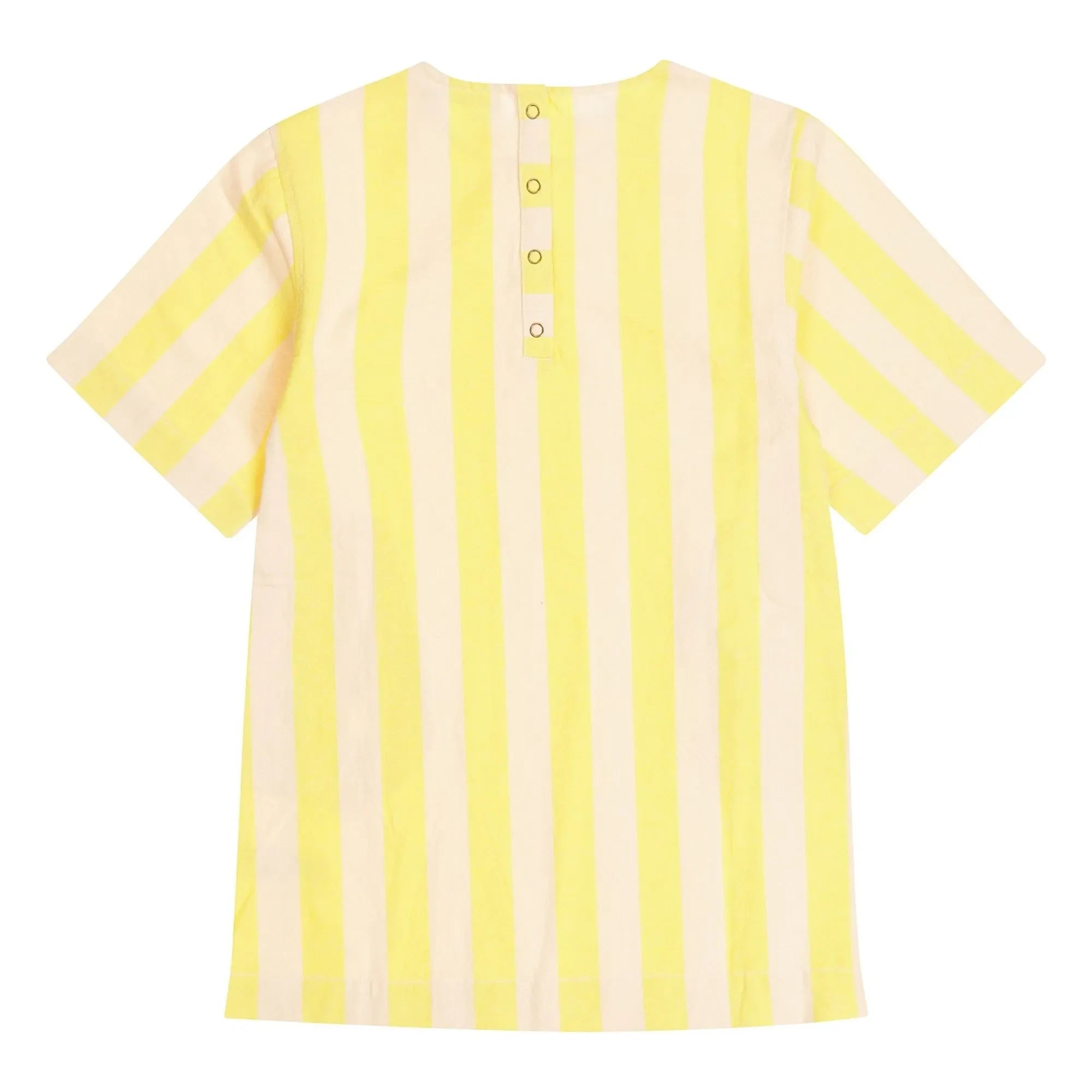 Tumble N'Dry – Gestreiftes T-Shirt-Kleid Primavera | Gelb