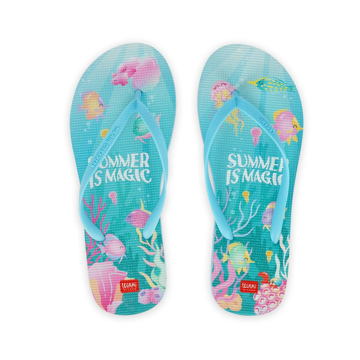 Legami - Größe 40/41 Slim Summer is Magic Flip Flops