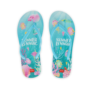 Legami - Größe 40/41 Slim Summer is Magic Flip Flops