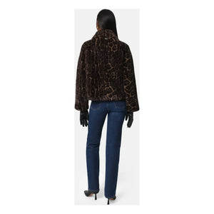 Apparis - Elis Leoparden-Jacke aus recycelten Fasern | Braun