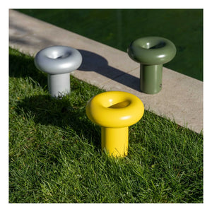 &Klevering - Glimpse tragbare Lampe | Gelb