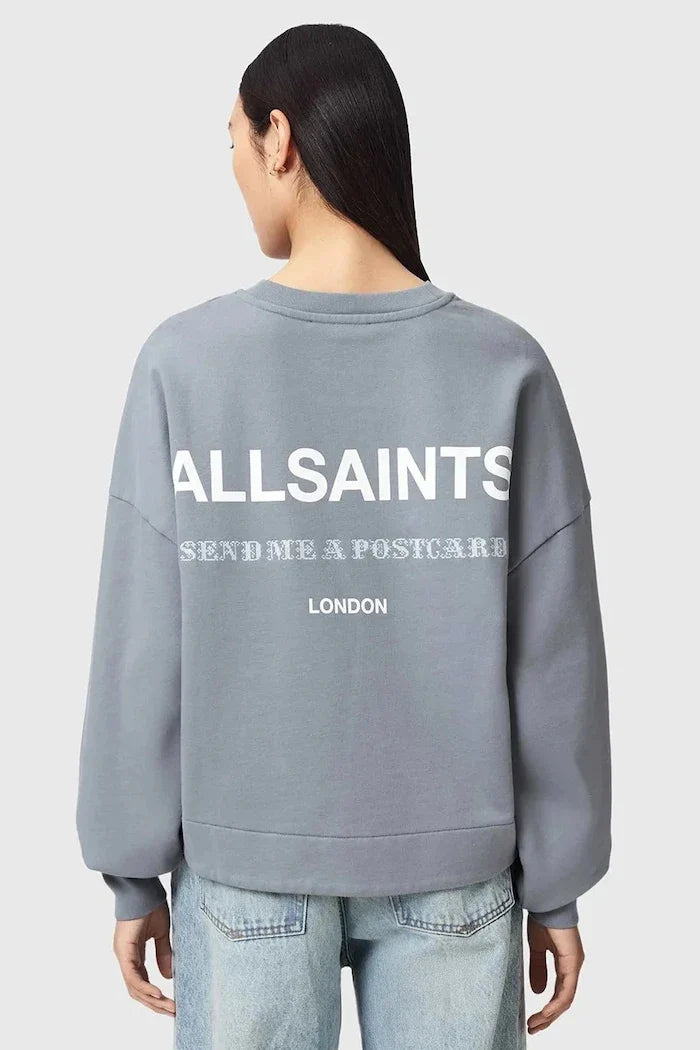 AllSaints kadın pamuklu oversize sweatshirt DREAMER