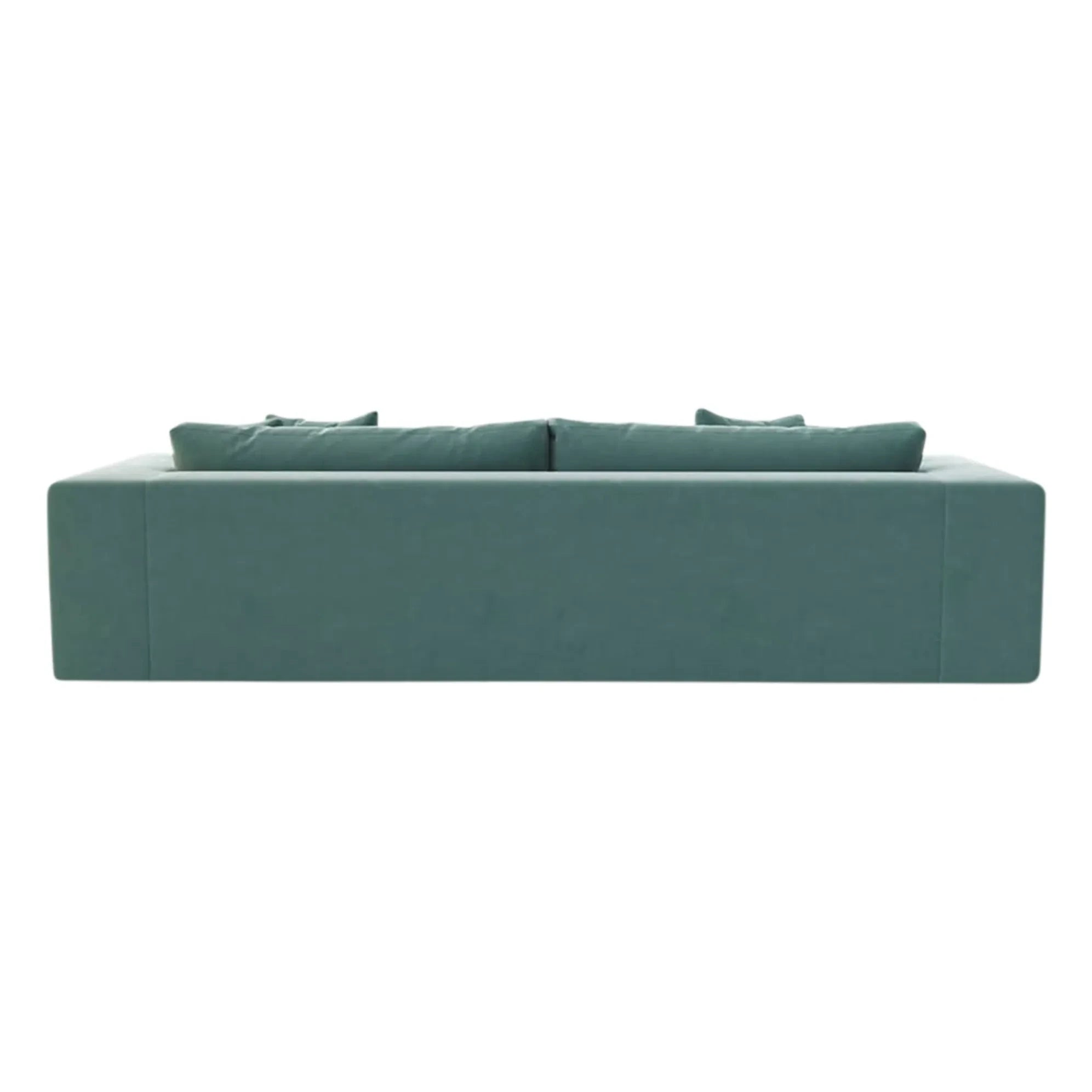 Panac Edition - Bellechasse 3-Sitzer-Sofa, roh Samt - 245 cm | Marineblau