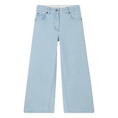Stella McCartney Kids - Bio-Baumwoll Flare Jeans | Hellblau