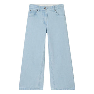 Stella McCartney Kids - Bio-Baumwoll Flare Jeans | Hellblau