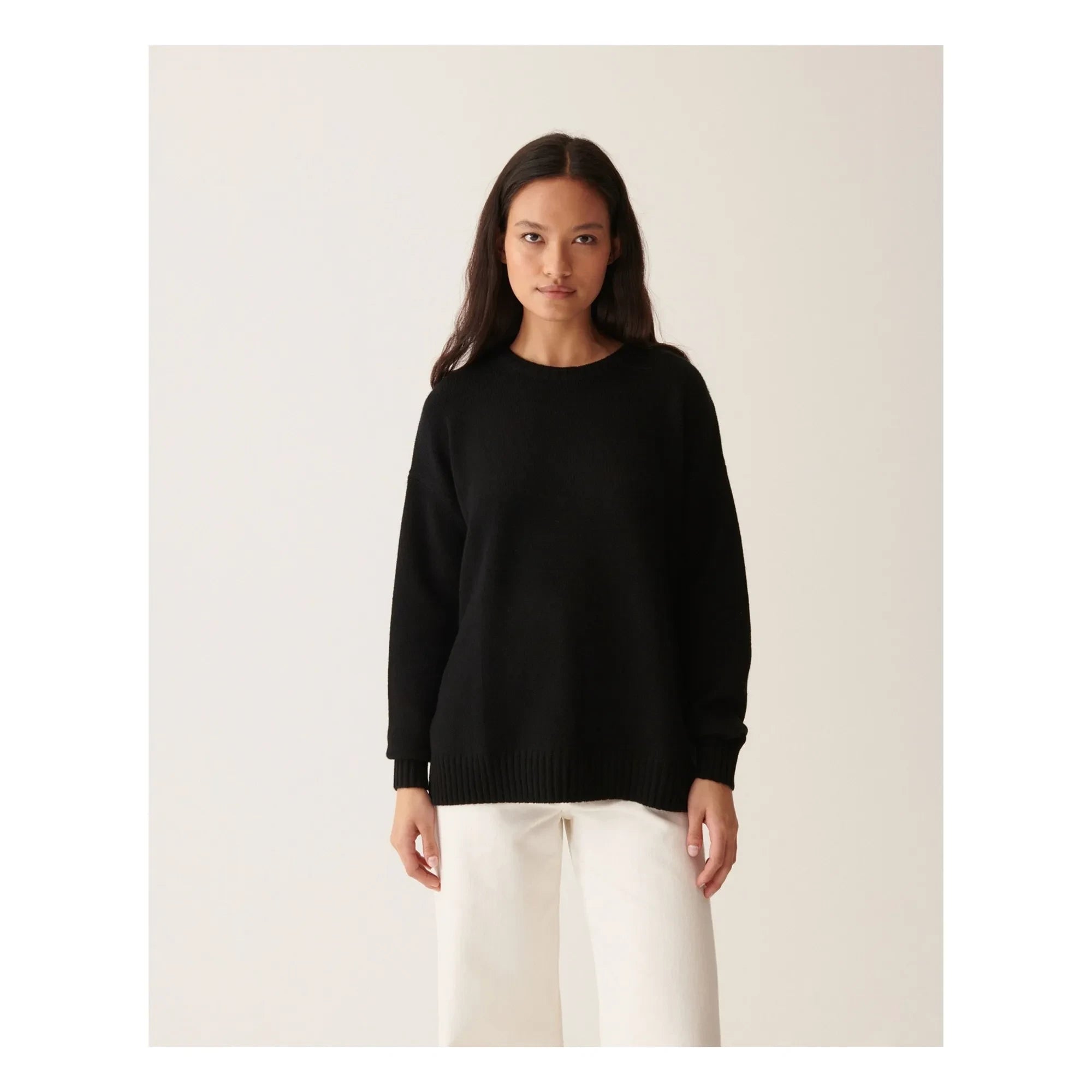 Bompard – Rundhals-Pullover Kaschmir | Schwarz