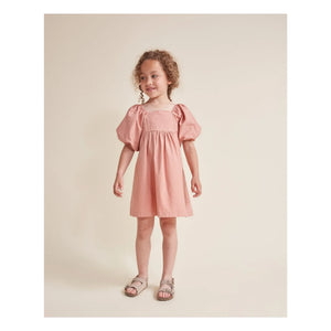 Búho - Kleid aus Bio-Baumwollpopeline | Dusty Pink