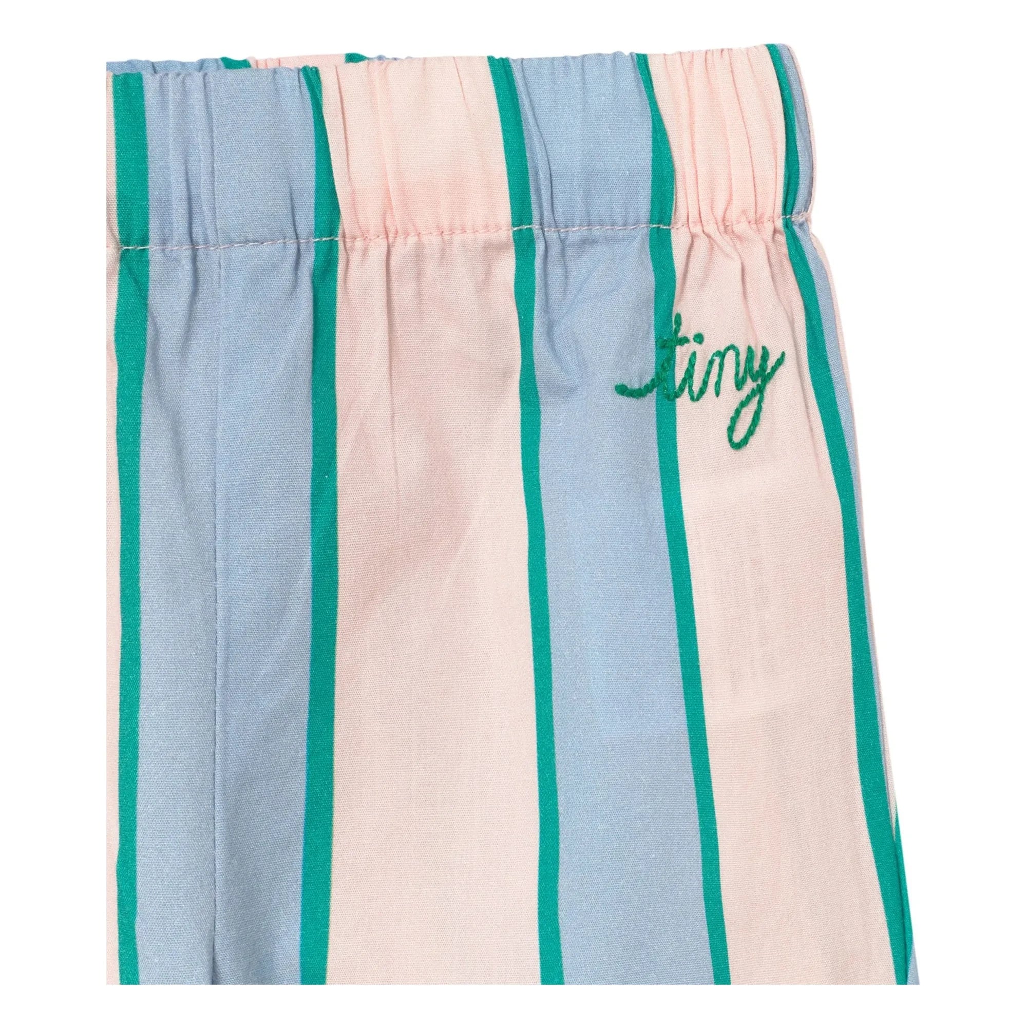 Tinycottons - Popeline Gestreifte Hose | Pastellrosa