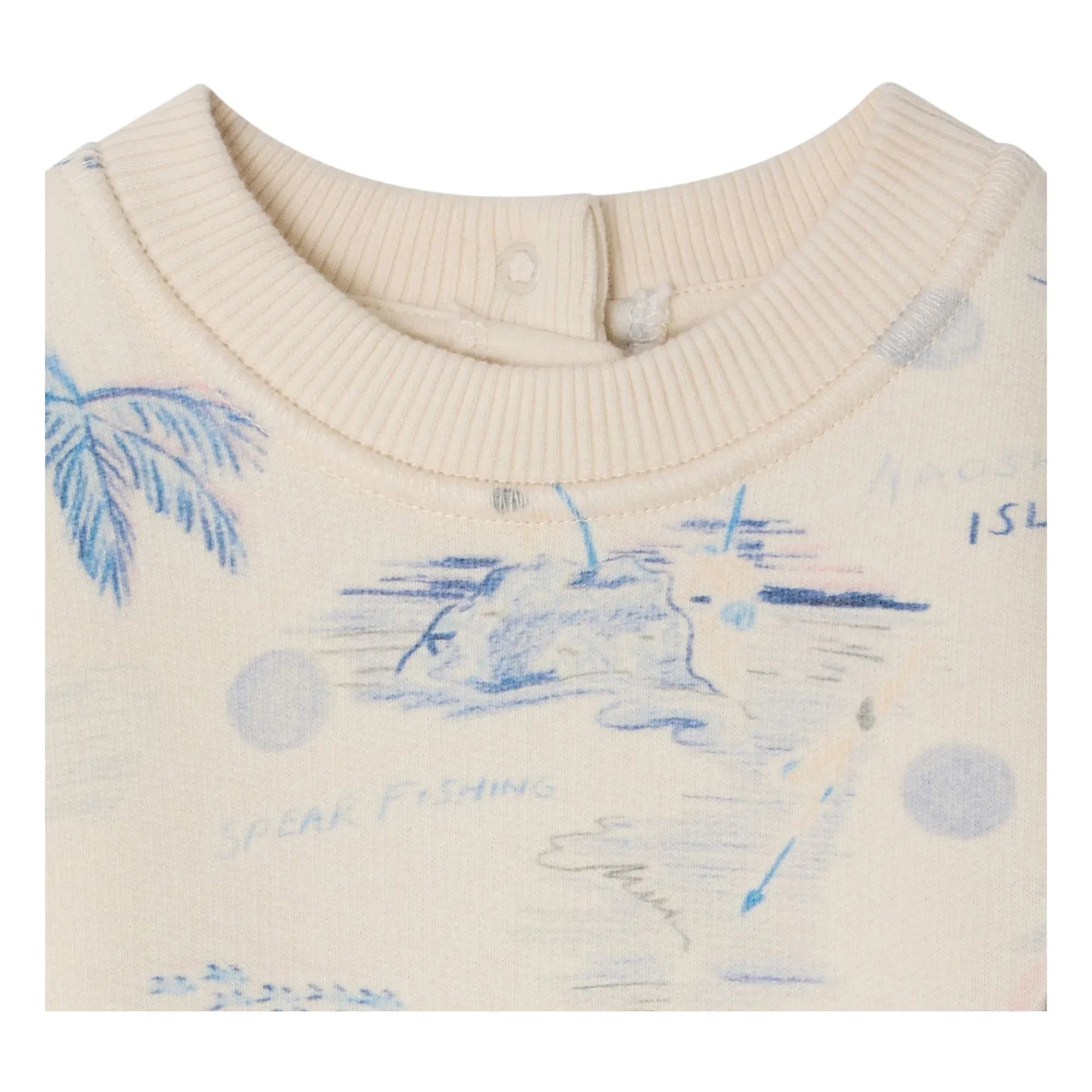 Bonpoint - Dady Bio-Baumwoll-Sweatshirt | Ecru