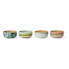 HKliving - Impression Schalen - 4er Set