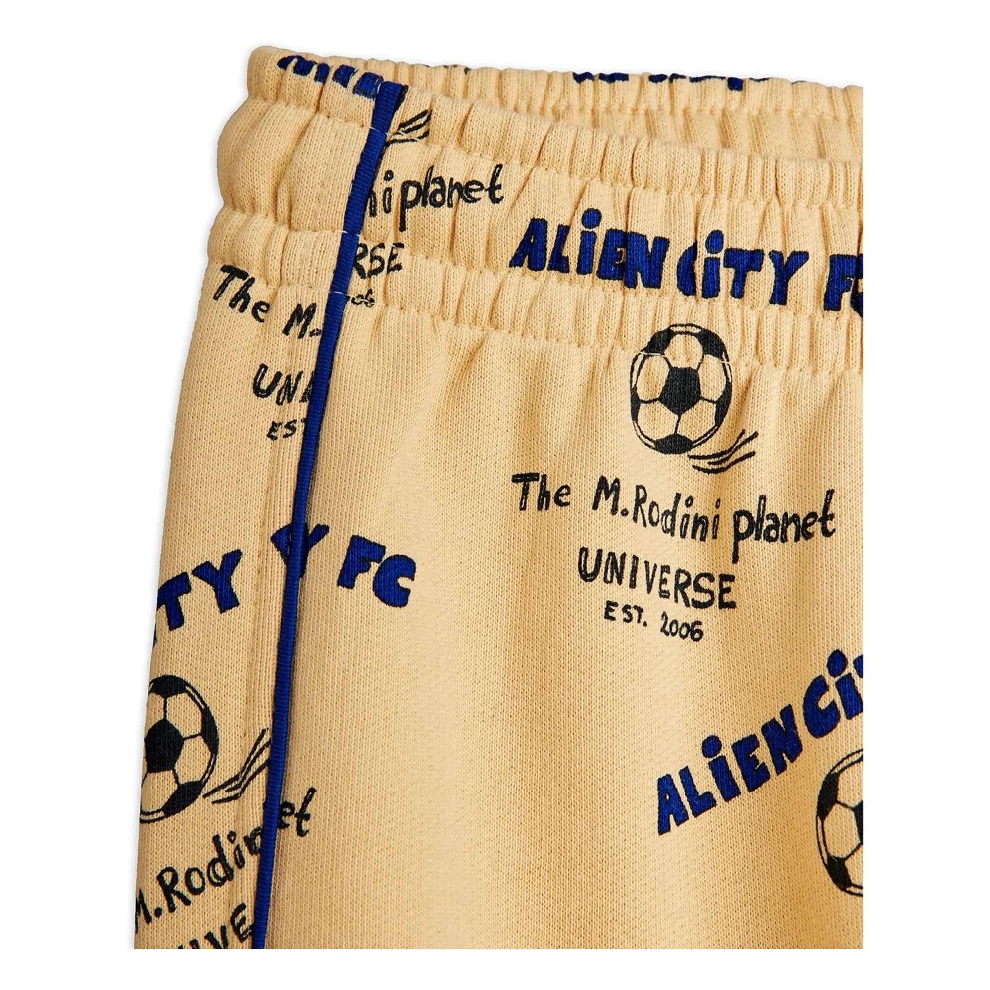 Mini Rodini - Alien City Bio-Baumwoll-Jogginghose | Beige