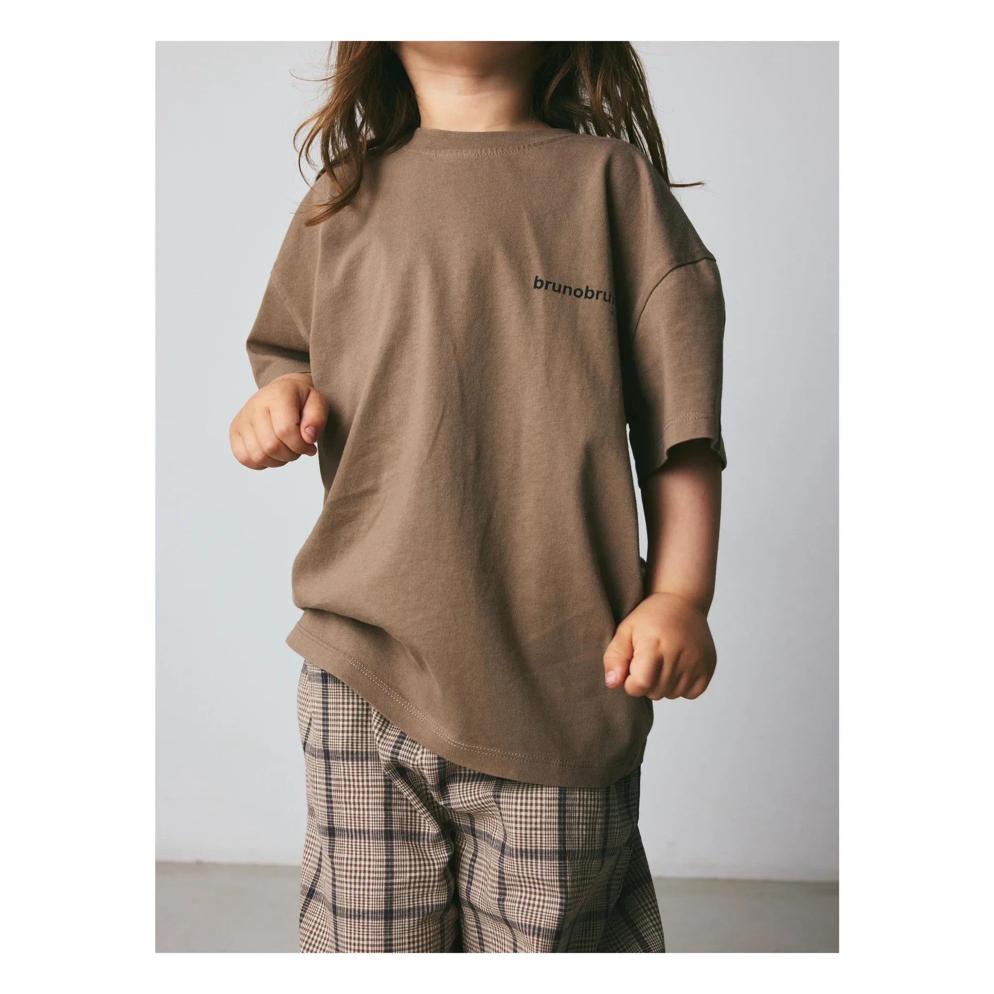 brunobruno nation - Nanna Nouilles Bio-Baumwoll-T-Shirt | Braun