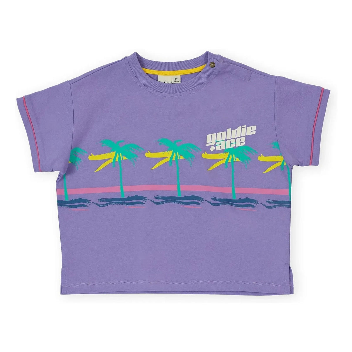 Goldie + Ace – Oversize Palm T-Shirt | Lila