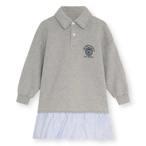Die neue Gesellschaft – Ash Polo-Kleid | Grau