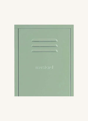 Mustard Made - Dünne Metall-Schrank | Salbeigrün