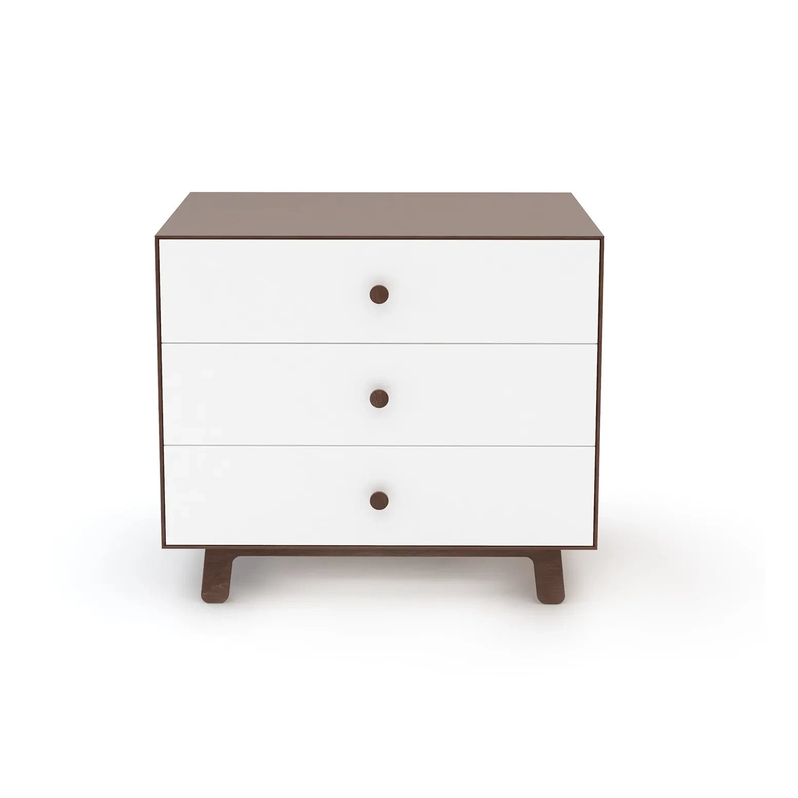 Oeuf NYC - Merlin 3-Schubladen-Kommode mit Walnuss-Spatz-Basis | Walnuss