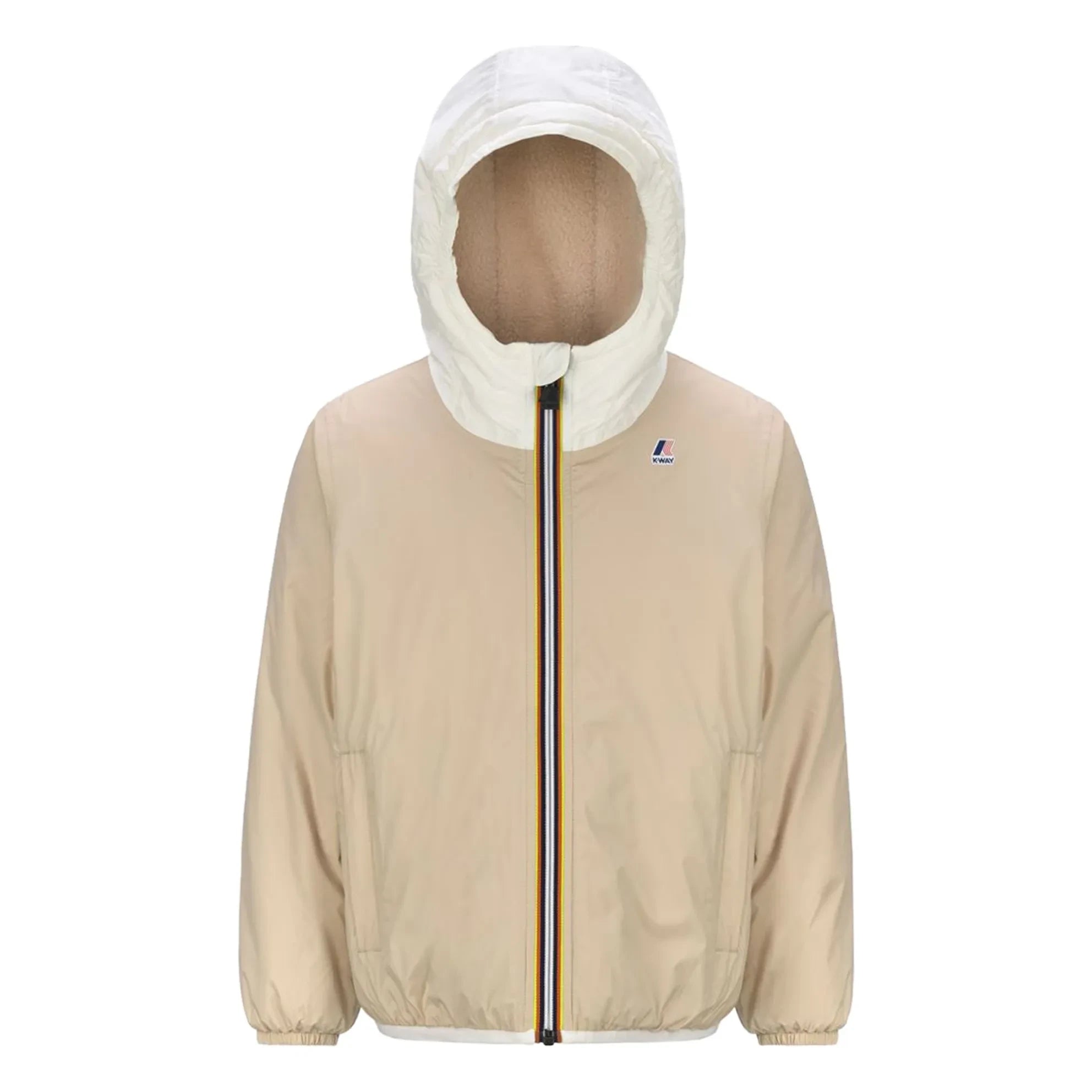 K-way - Le Vrai 3.0 Claude Orsetto Wasserdichte gefütterte Jacke | Ecru