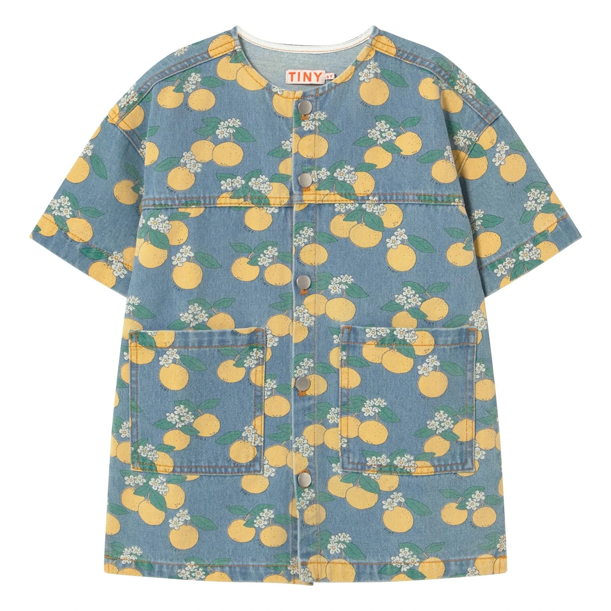 Tinycottons - Oranges Jeanskleid | Blau