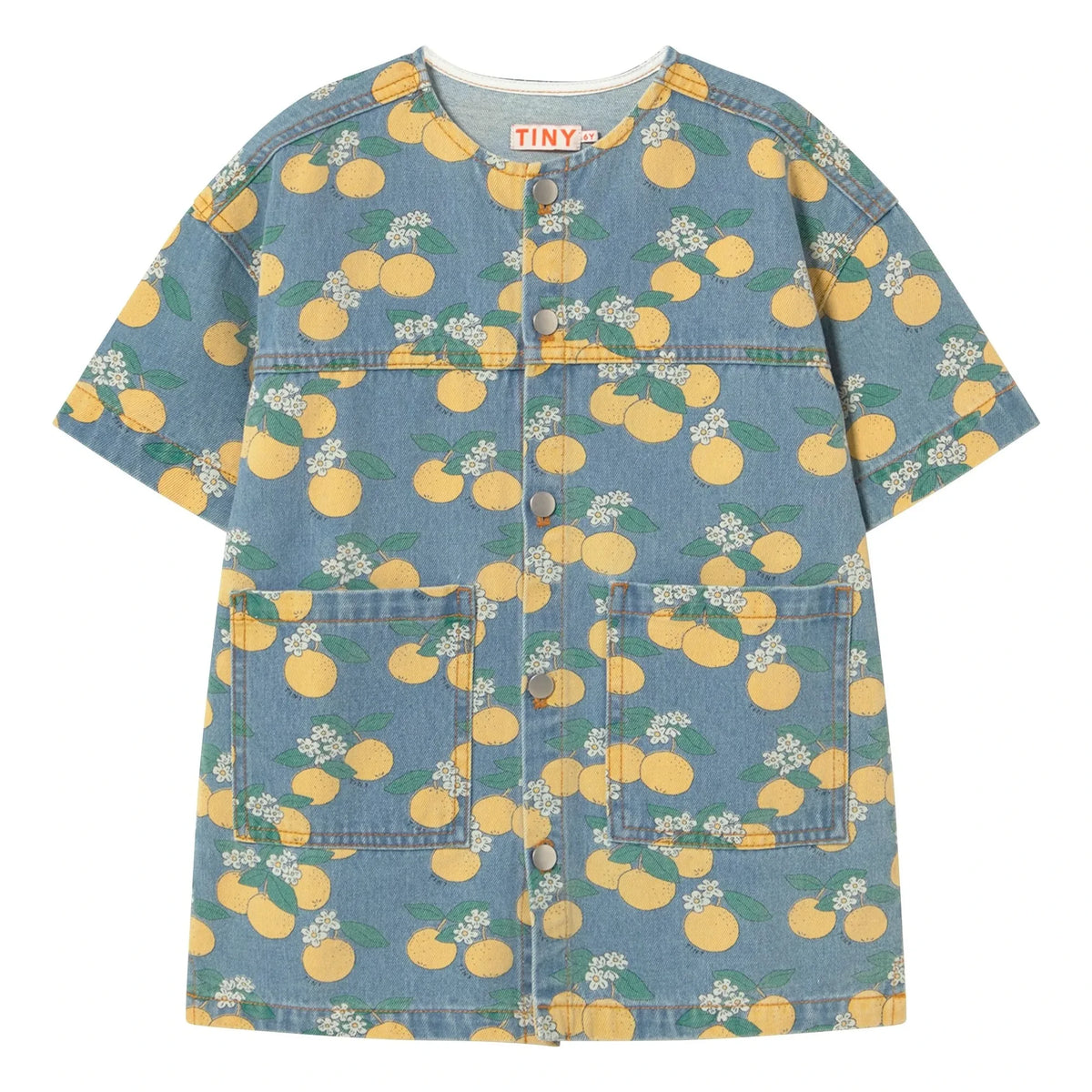 Tinycottons - Oranges Jeanskleid | Blau