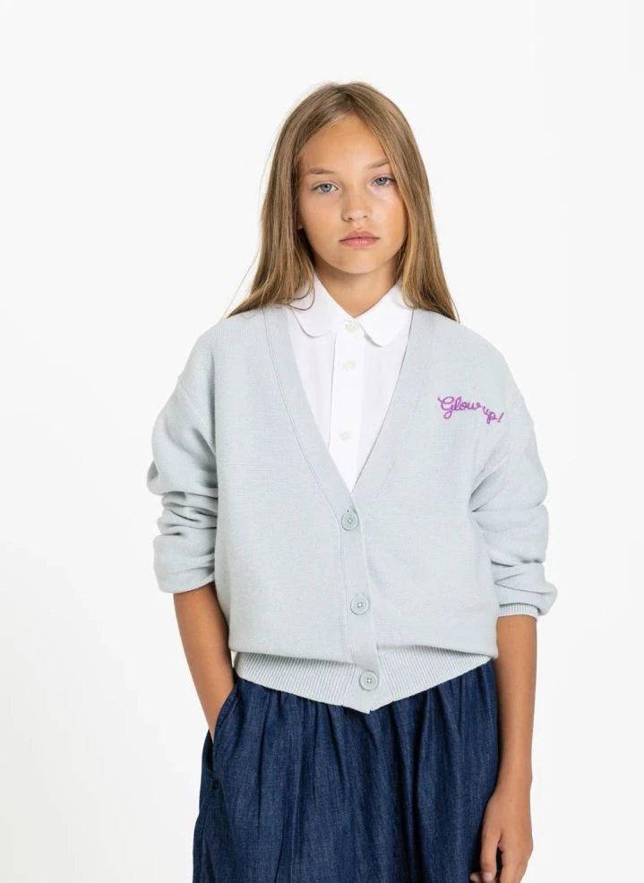 Smallable Kid - Alvi Glow Up Wolle Strickjacke | Hellblau