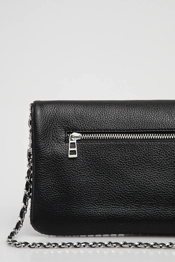 ZADIG&VOLTAIRE ROCK GRAINED LEATHER STUDS Deri Çanta