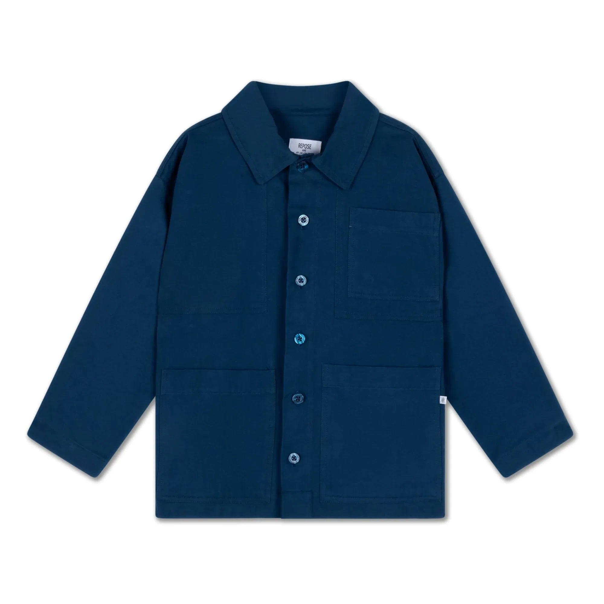 Repose AMS - Arbeitsjacke aus Bio-Baumwolle | Dunkelblau