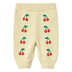 Tinycottons - Cerises Strickhose | Gelb