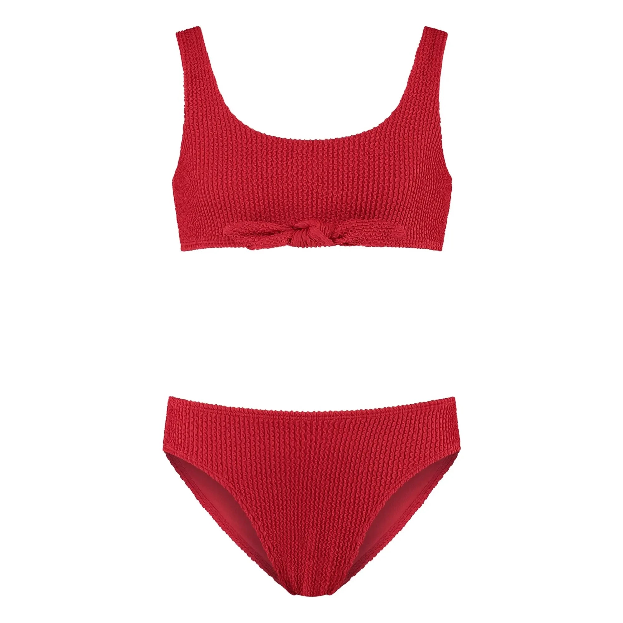 Beachlife - Rüschenbadeanzug | Rot