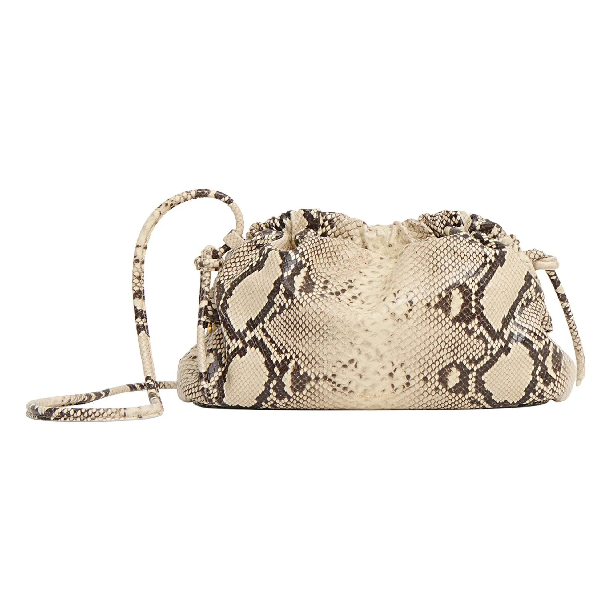 Mansur Gavriel - Mini Çanta Cloud Clutch Kabartmalı Yılan | Bej