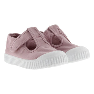 Victoria - Kratz-Sneaker Sandale mit Riemen aus Canvas | Staubrosa