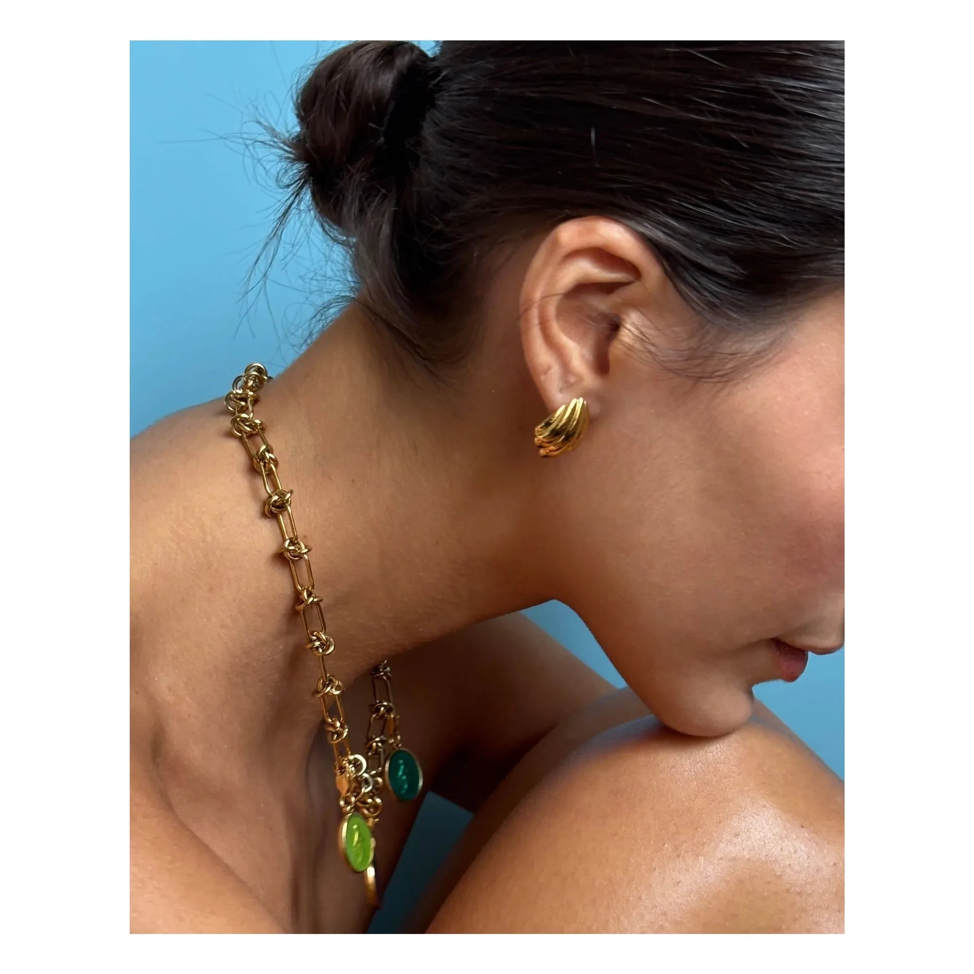 Palas - Set Chocker & Charms Pina | Gold