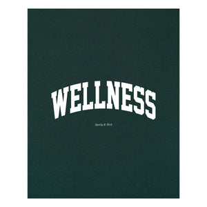 Sporty & Rich - Wellness Ivy T-Shirt Recycelte Baumwolle | Dunkelgrün