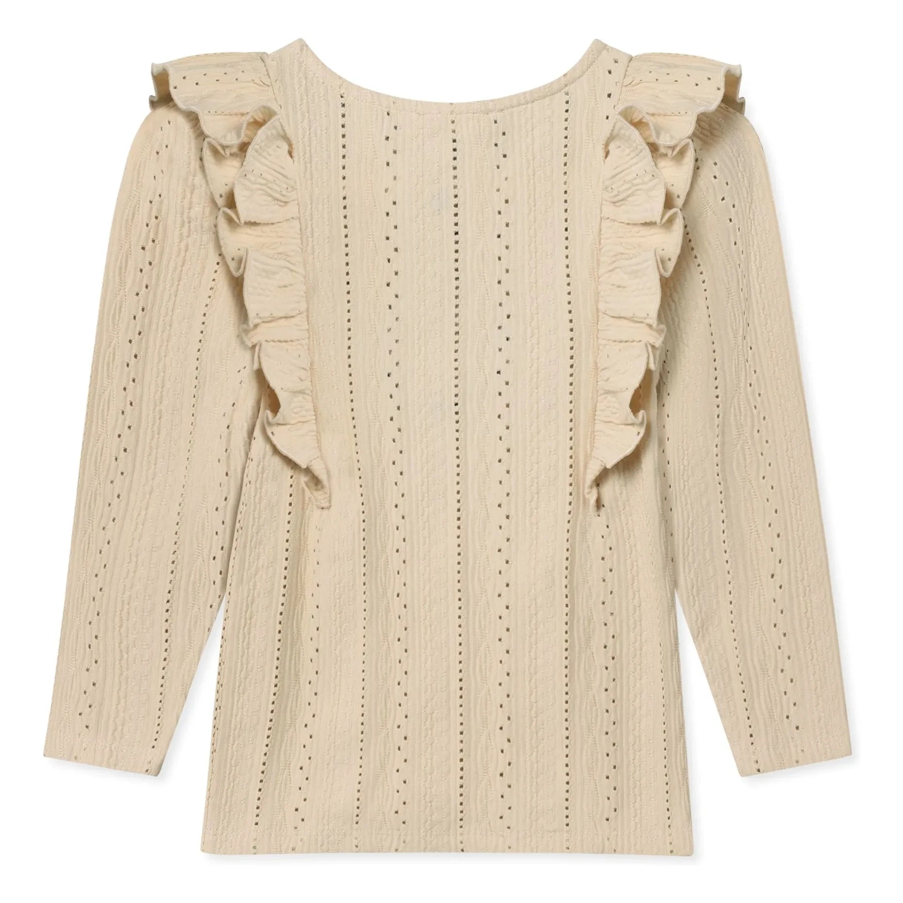 Fliink - Gabby Pullover aus Bio-Baumwolle | Ecru