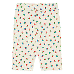 The Campamento - Geblümte Radlerhose | Ecru