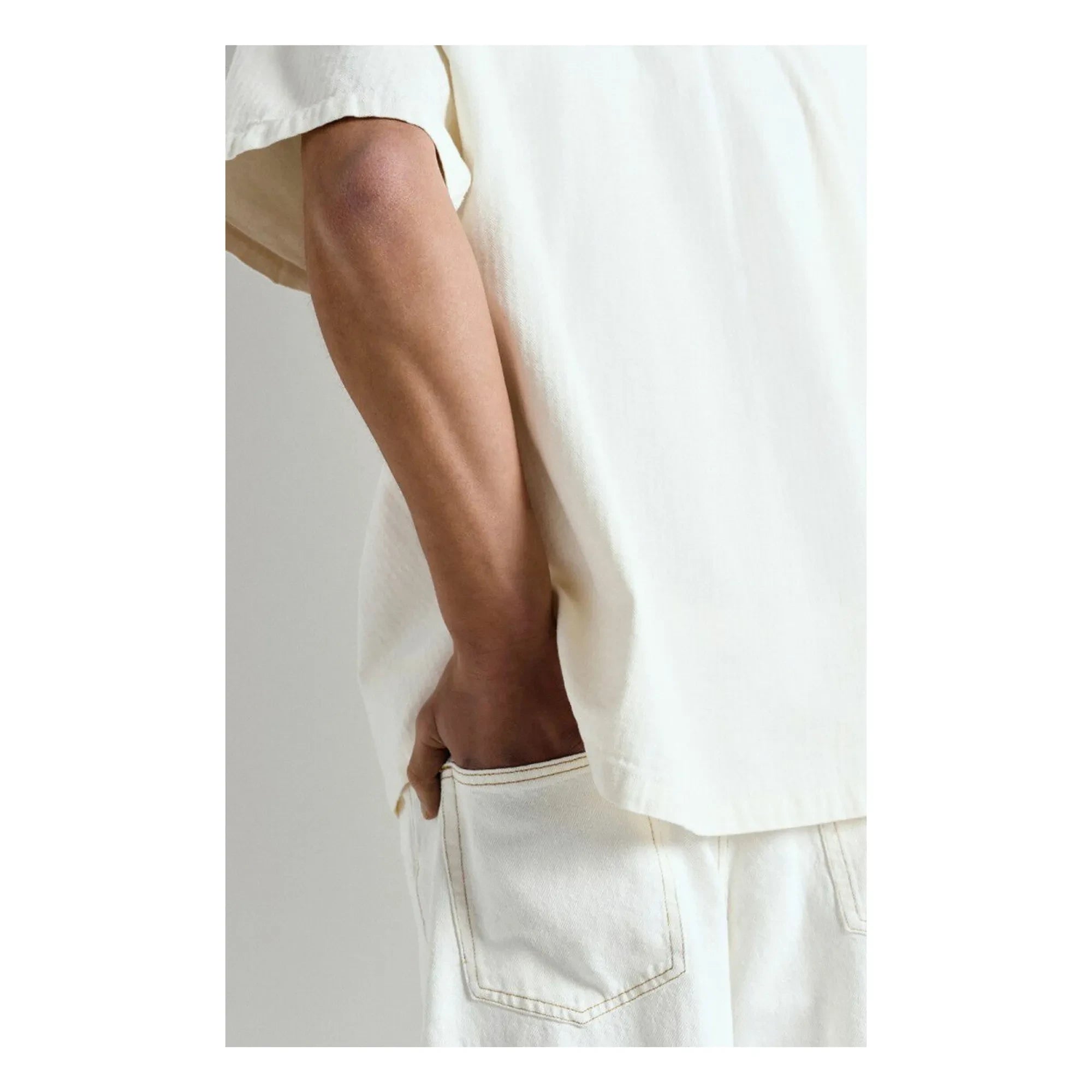American Vintage - Jean Jozastreet Recycelte Fasern | Weiß