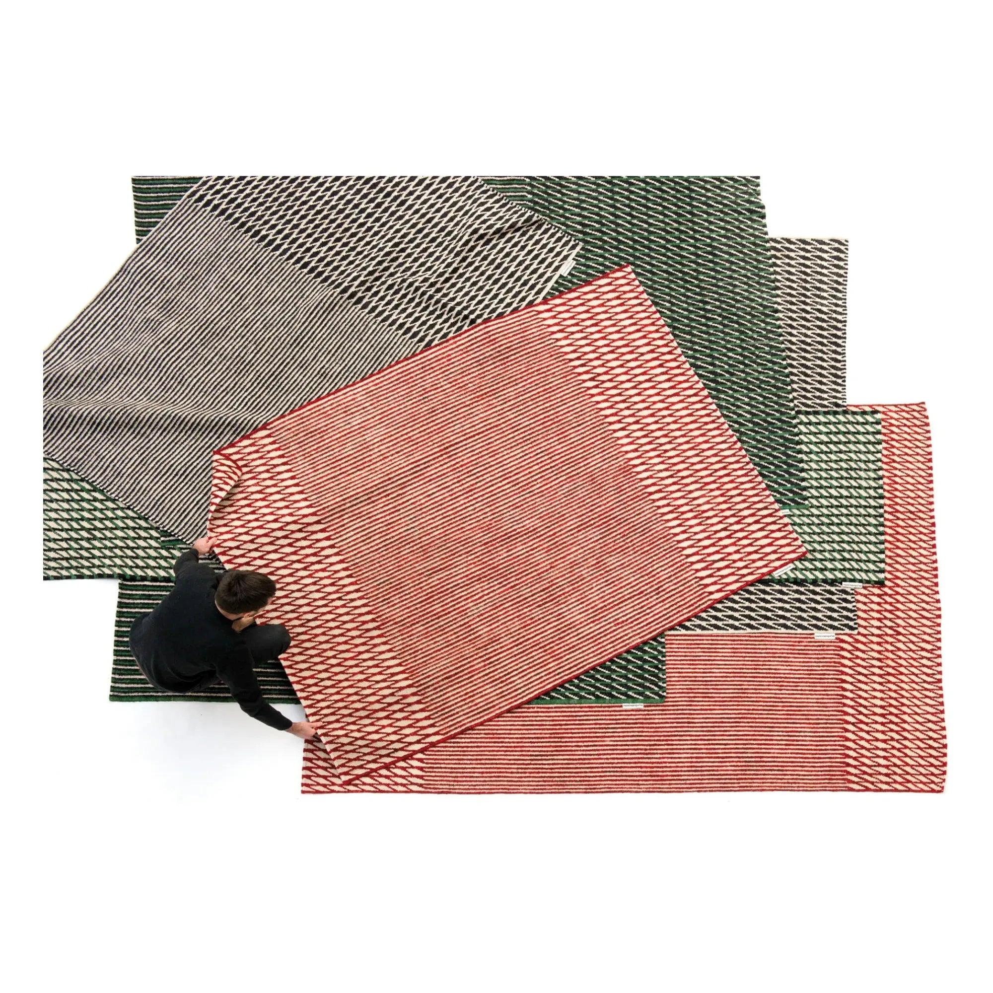 Nanimarquina - Blur Teppich, Ronan & Erwan Bouroullec | Schwarz