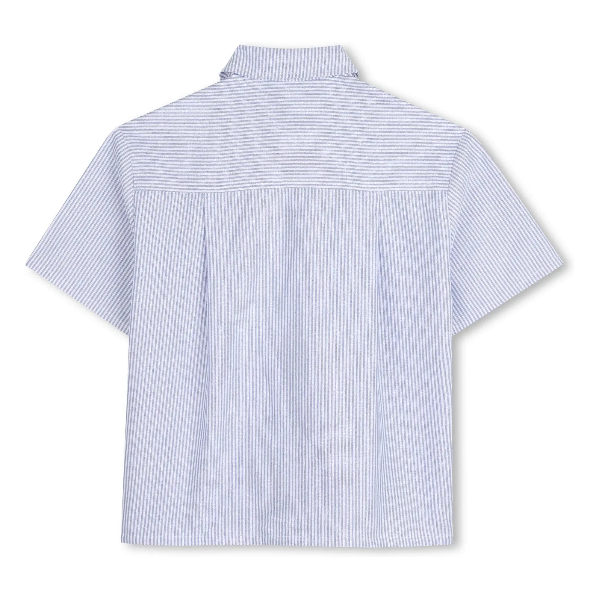 Kenzo - Kenzo Garden Gestreiftes Oxford-Hemd | Hellblau