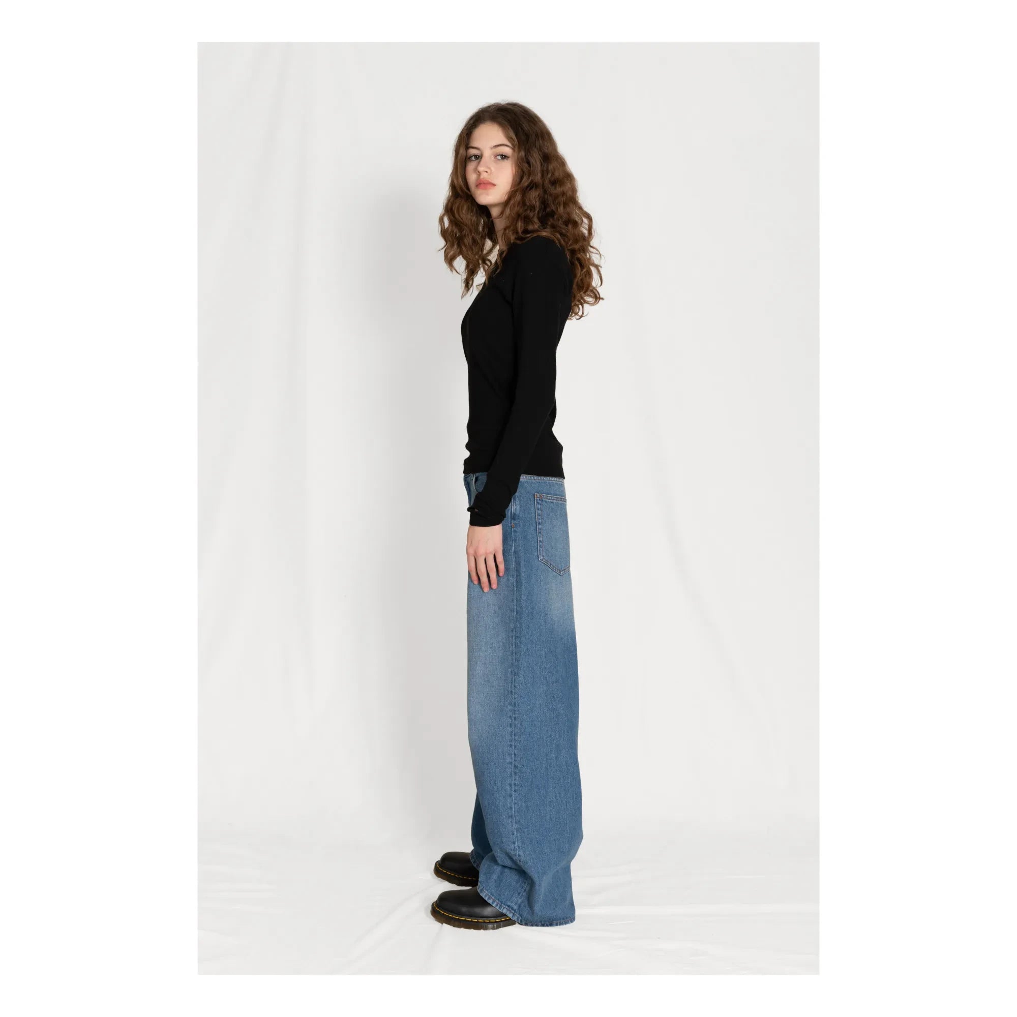 Finger in the nose - April Geniş Bol Jean | Denim