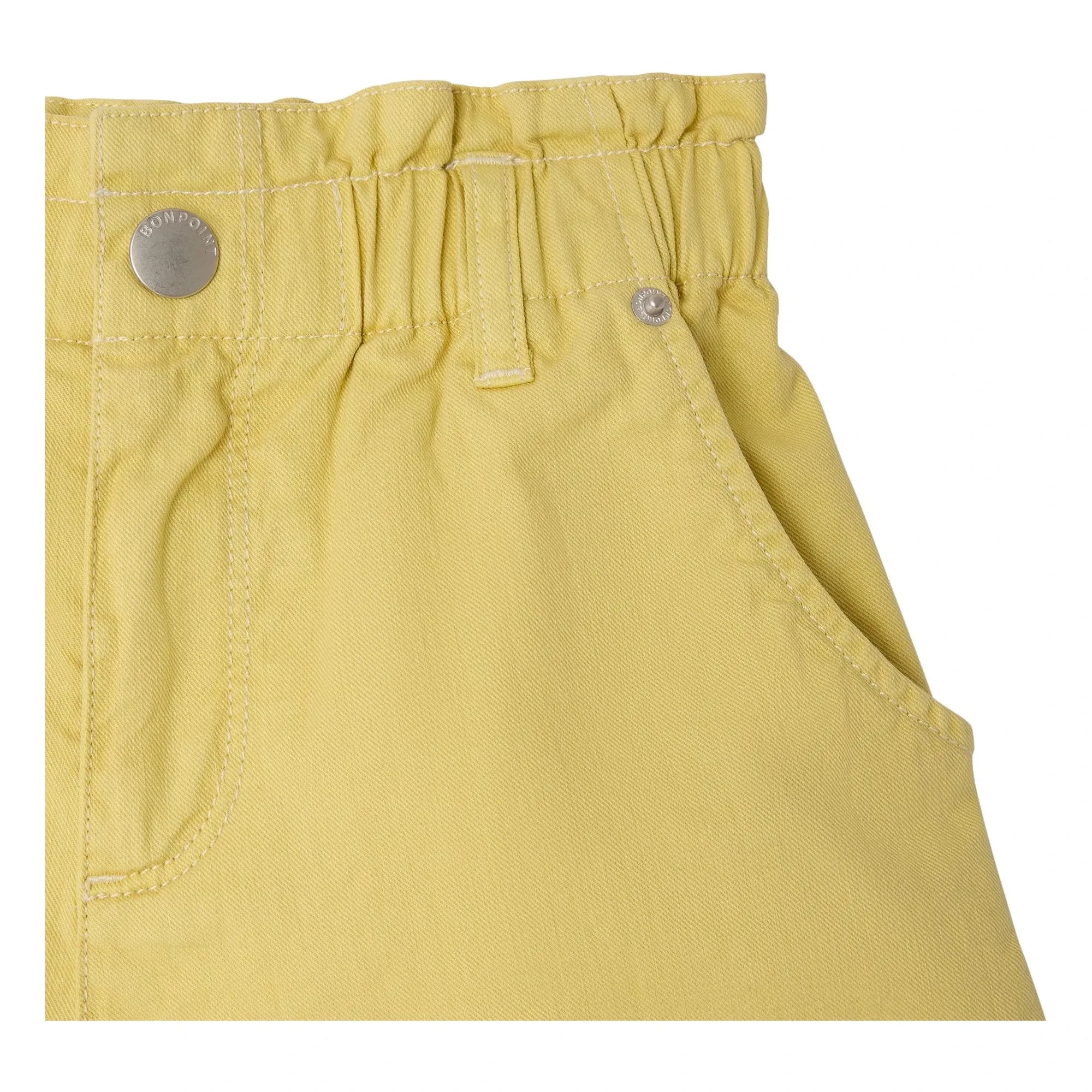 Bonpoint - Cathy Jeansshorts aus Bio-Baumwolle | Gelb