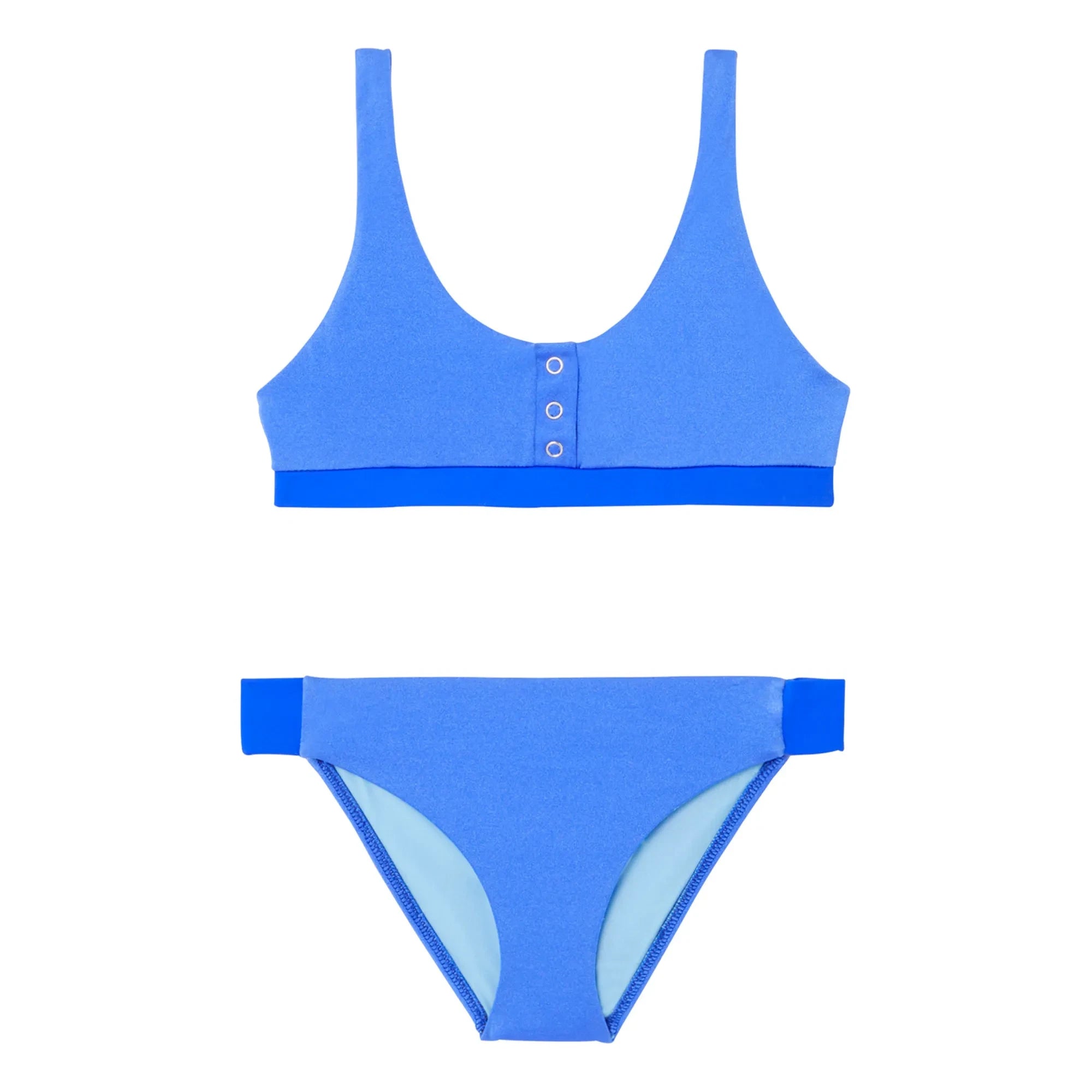Lison Paris - Acapulco 2-teiliger UV-Schutz-Badeanzug | Azurblau
